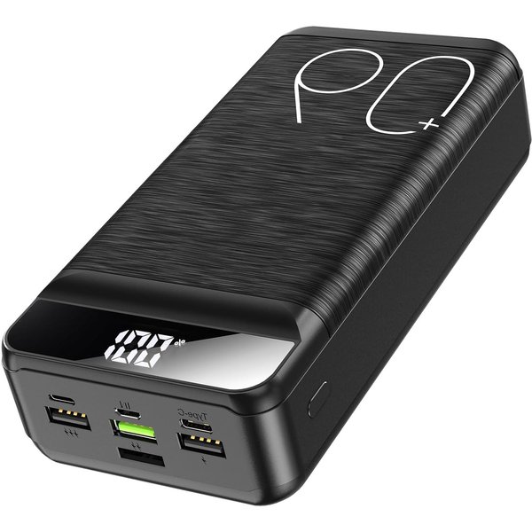 Hganus 60000mAh batterie externe QC PD3.0 22.5W charge rapide Powerbank chargeur Portable batterie externe pour iPad iPhone Xiaomi