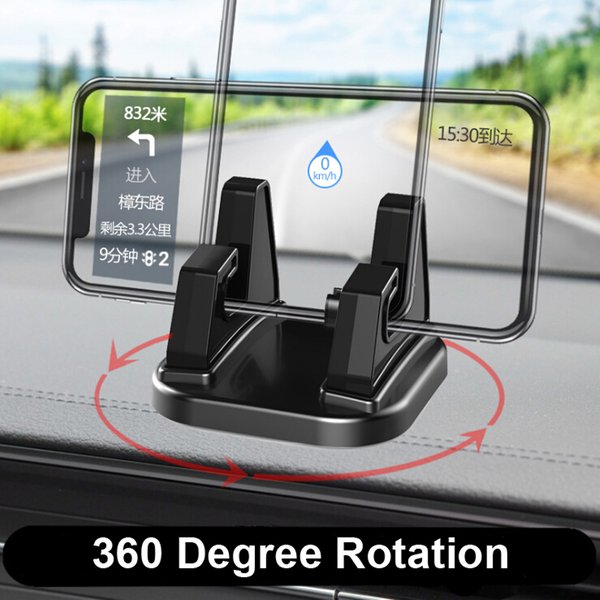 360-Grad-Drehbare Auto-Handyhalterung für Armaturenbrett, Universelle Klebehalterung für Mobiltelefone, Auto-Zubehör