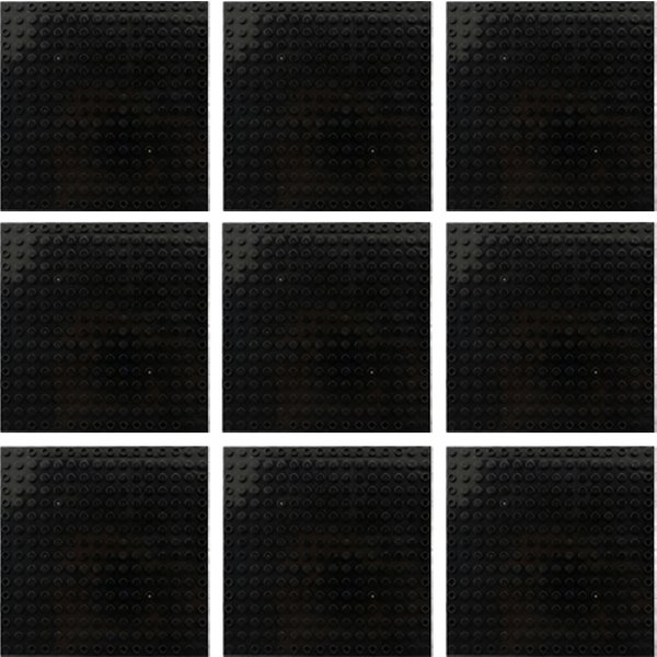 9 szt. Płytka bazowa 16x16 65803 do Pixel Art, klocki konstrukcyjne, dolna płytka, części MOC kompatybilne z 98138, małe elementy, zabawka do samodzielnego montażu, prezent, sprzedaż hurtowa