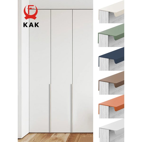 Kak bunte versteckte schrank griffe morandi küchen schrank tür zieht lange möbel griffe schubladen knöpfe türbeschläge