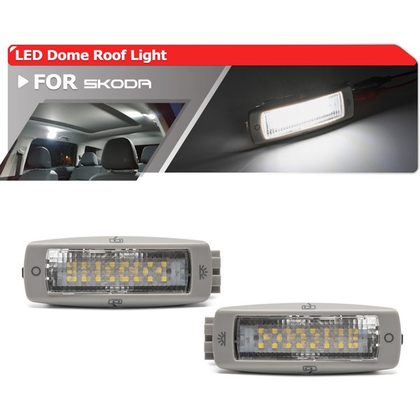 Für Skoda Fabia Superb Yeti Sitz Leon Toledo Alhambra Für VW Golf Variante Touran Passat Hinten Led Lesen Decke Dome Dach Licht