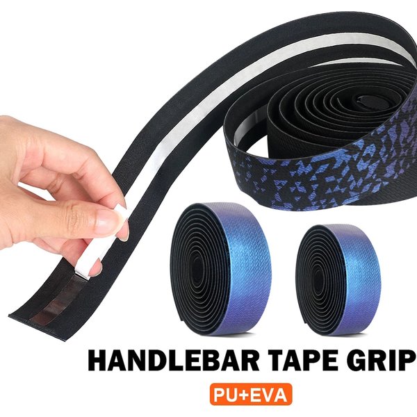 Rennrad Nachtleuchtende Geschwindigkeit Lenkerbänder Licht Reflektierende Dazzle Radfahren Bar Band PU Leder Bunte Fahrrad Gabel Grip Tape