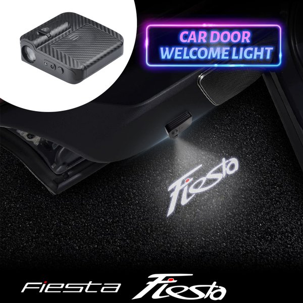 LED pour Ford Fiesta Logo nouveaux et anciens Styles ST Line MK5 MK6 MK7 MK8 projecteur de lumière de courtoisie de porte de voiture lampe de bienvenue