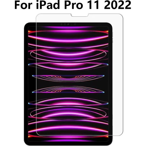 Protecteur d'écran pour tablette iPad 4e génération Pro 11 2022, Film de protection transparent anti-rayures A2435 A2761 A2762 11 pouces