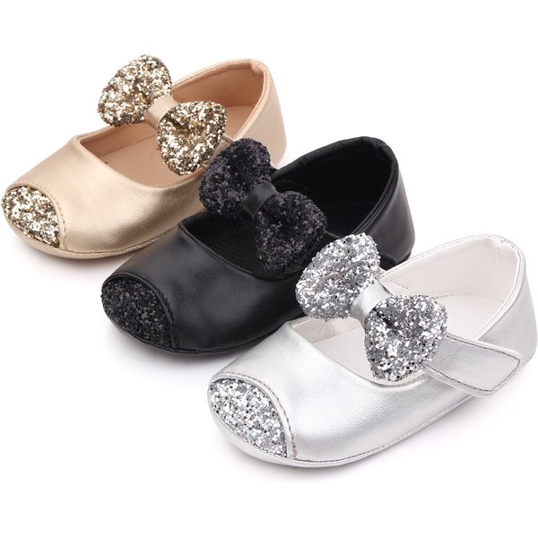 Baby Girl Shoes Cute Princess Bowknot Soft PU Mary Jane Shoes Anti-slip Sole Spring Summer Sandal for 0-6-12m Baby Girl