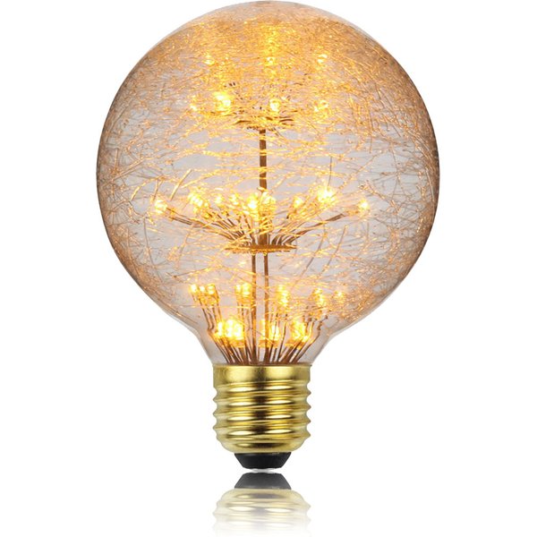 TIANFAN ampoule Led Vintage G80/G95/G125 ampoule de clair de lune en fibre de verre 3W 2200Kelvin chaleur lueur Edison ampoule décorative