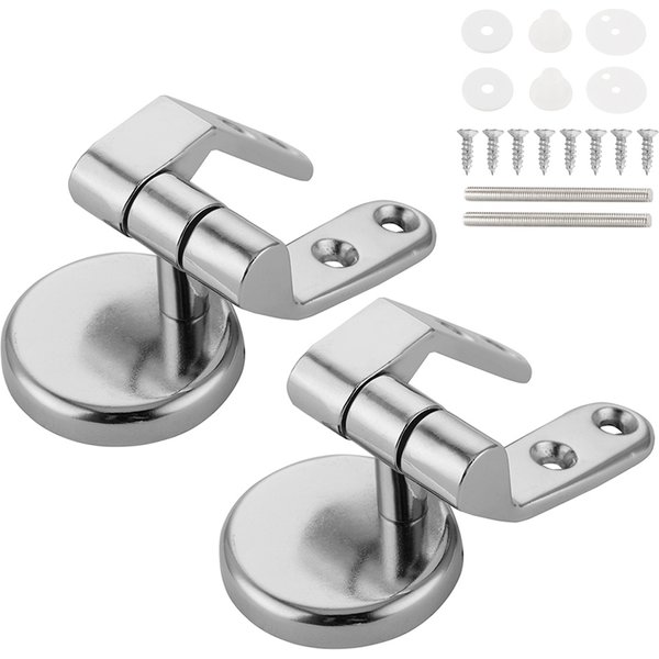 Charnières de siège de toilette en acier inoxydable, couvercle de toilette, connecteur de montage, raccords de remplacement, accessoires HOAccessrespiration