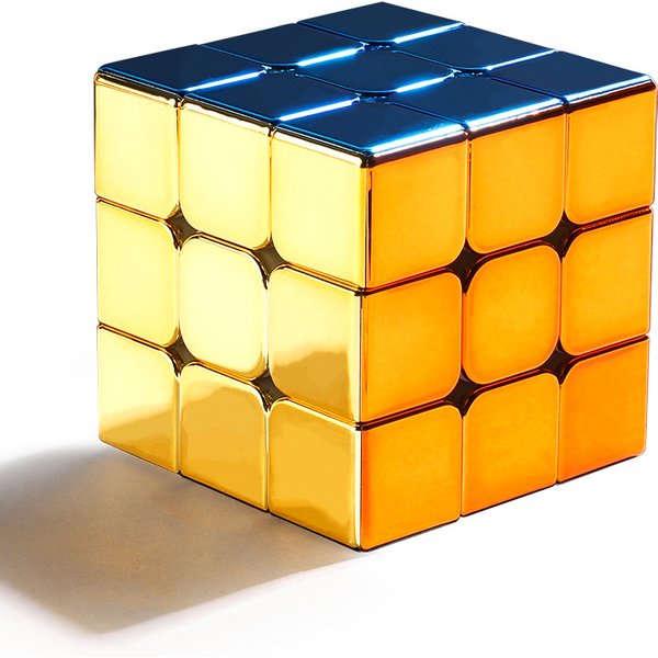 SengSo-Cube Magique Magnétique en Métal localité, Puzzle Speed Cibe M3, 3x3x3