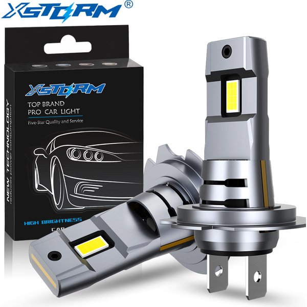 Xstorm h7 led h8 h11 led scheinwerfer lampen 6500 hb3 hb4 lampen canbus mini 20000lm k csp für auto nebels chein werfer 12v automobil
