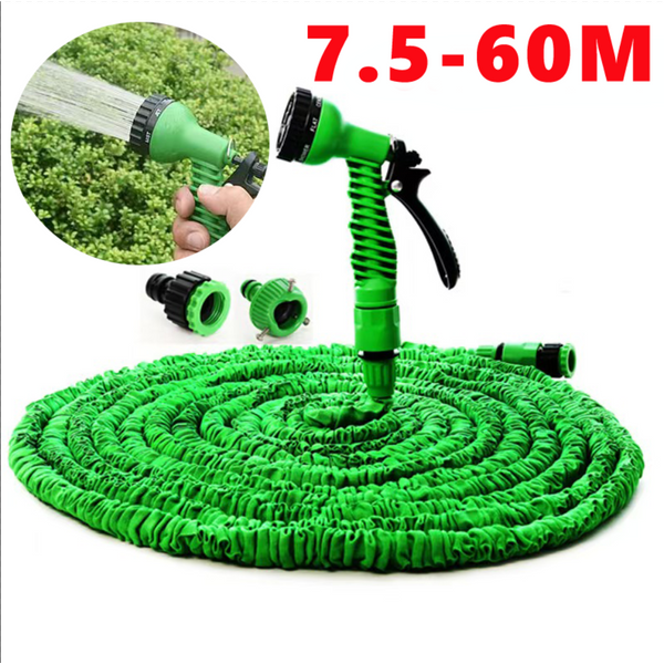 25FT-200FT Erweiterbarer Zauberschlauch Leichtes Design Strapazierfähiges Material Spritzpistole Mit 7 Sprühfunktionen Gartenbewässerungswerkzeug Für DenHeimgebrauch Intelligentes Verbindungdesign
