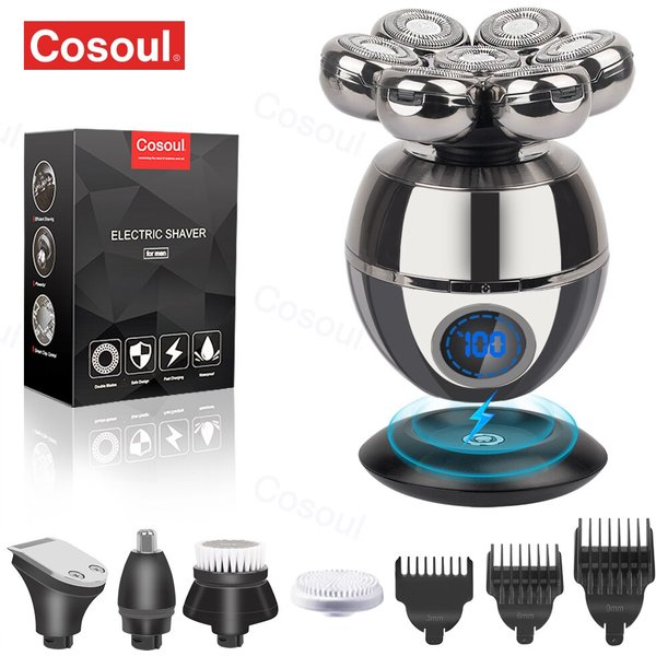Rasierer für Männer Elektro rasierer Glatze Rasierer 5 in 1 Haars ch neider für Glatze Barts ch neider Rasier maschine Glatze Rasierer 7
