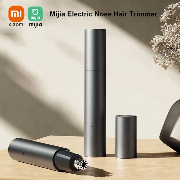 Elektryczny trymer do nosa Xiaomi Mijia, przenośny, ładowalny, do nosa, uszu i brwi, bezbolesny trymer dla kobiet i mężczyzn.