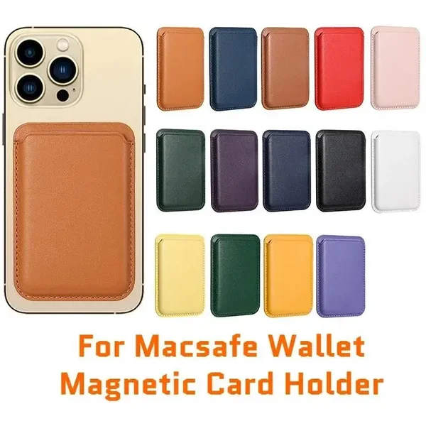 Étui portefeuille pour cartes tissées fines, officiel, avec boîte, pour iPhone 15 Pro Max 15 Plus, Apple 14 13 12 Pro, housses magnétiques fortes Magsafe