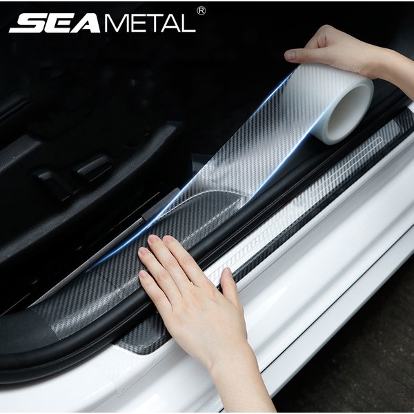 SEAMETAL Car Door Protector Sticker Transparent Nano Tape 10m Anti Collision Car Bumper Stickers Protector Films Car Accessories