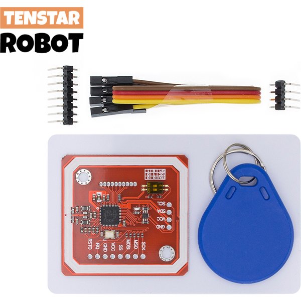 TENSTAR ROBOT PN532 NFC RFID Wireless Module V3 User Kits Reader Writer Mode IC S50 Card PCB Attenna I2C IIC SPI HSU