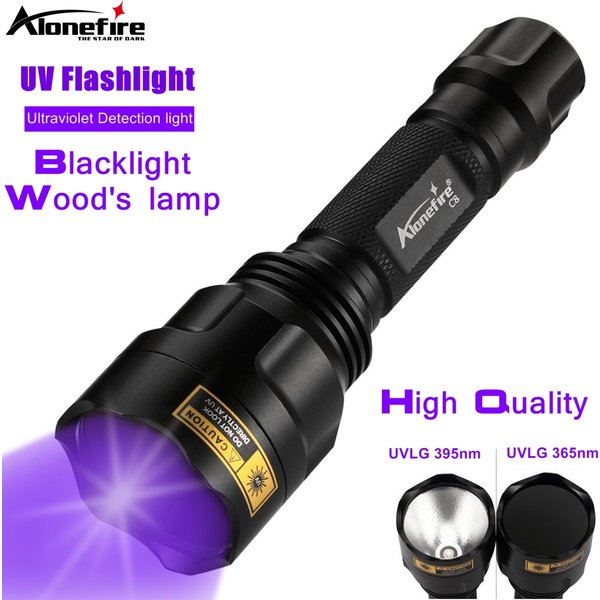 LGUV-Lampe de Poche LED Ultraviolet Invisible, Marqueur d'Encre, Chat, Chien, Urine, Tinea, Fuite de Minerai, Argent, Scorpion, Fluorsagesse, Torche, 365, 395nm