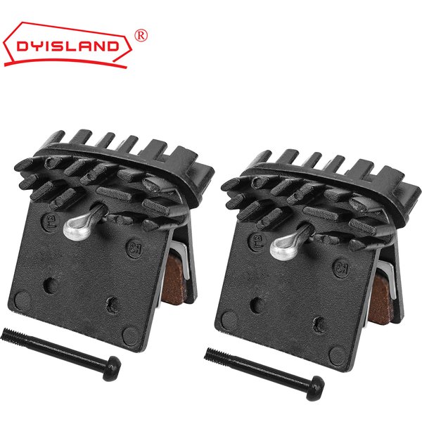 DYISLAND Bike Brake Pads Resin Cooling Disc Brake Pads Dissipate Heat Brake Pads Compatible SHIMANO Deore Tektro