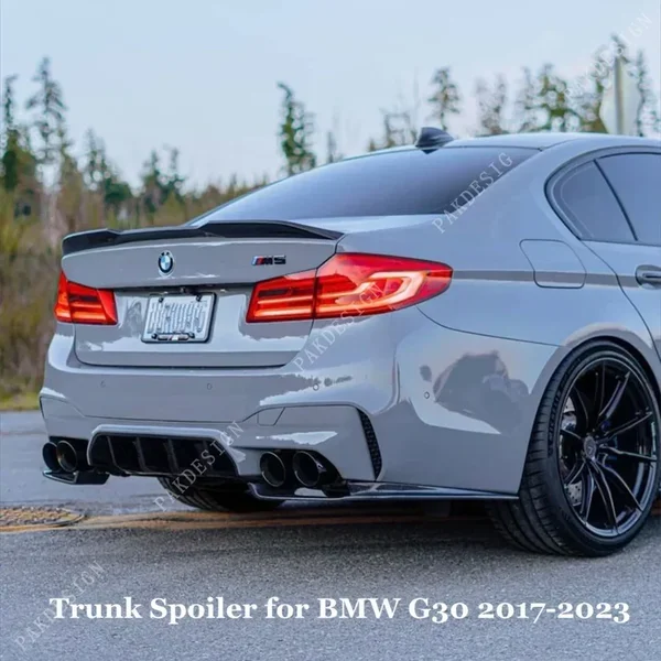 Becquet de coffre pour BMW série 5 G30 F90 M5 520i 530i 540i M550i M550d, kits de carrosserie d'aile arrière, réglage de la différence 2017 – 2023