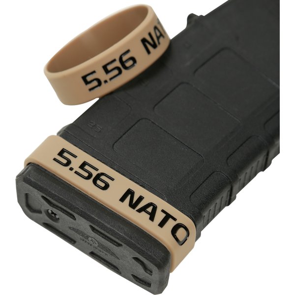 6 Stück/Packung Magazin-Markierungsband für 5,56 Nato 300 Blackout 7,62 x 35 mm Magazin-Markierungsgummiband Muti-Farben Hohe Qualität