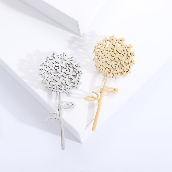 Einfaches, modisches, vielseitiges und hochwertiges Design. Sticknadel, weiblicher Trend, Persönlichkeit, Temperament, Mantel und Stift