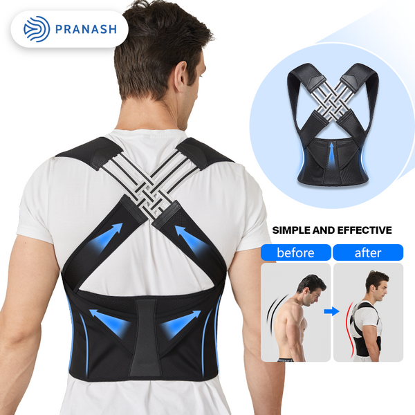 Livraison directe Stock réglable dos Posture correcteur ceinture femmes hommes prévenir l'affaissement soulager la douleur Posture correcteur