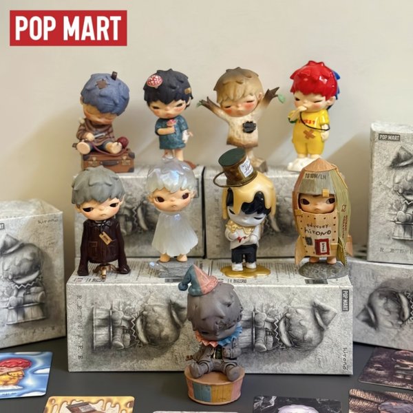Nowe, popularne, oryginalne produkty w magazynie Popmart Hirono Reshaping Series - niespodzianka w pudełku, modne figurki kolekcjonerskie, prezenty.