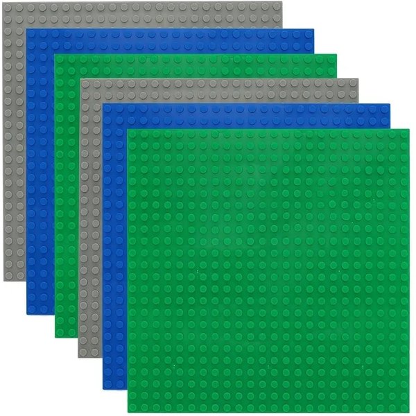 Klassische Grundplatte 32x32 16x32 16x16 Noppen Bausteine Grundplatten DIY Kunststoff-Bauplatten Konstruktionsspielzeug