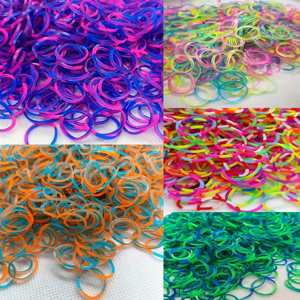 Bracelet en caoutchouc pour métier à tisser, bricolage, filles et garçons, décoratif, classique, fait à la main, collier, jouet, bijoux