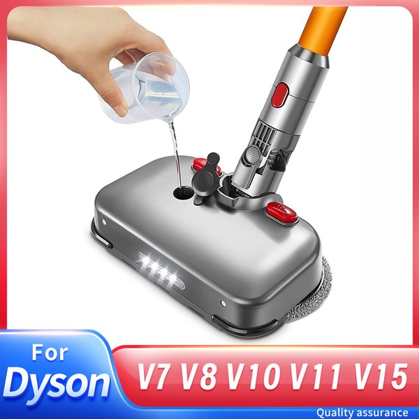 Tête de vadrouille à sec avec lumière LED pour aspirateur Dyson V7, V8, V10, V11, V15, support de livres électriques