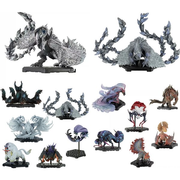 Monster Hunter World Iceborne NEW Figure Arkveld Malzeno Diablos Barioth Lagombi Dragon Action Figure Decoration Toy Model