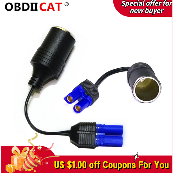 Pour démarreur diabétique de voiture Ec-5 prise de briquet de Laguna pour 12v amplificateur de batterie de voiture mini adaptateur portatif de prise