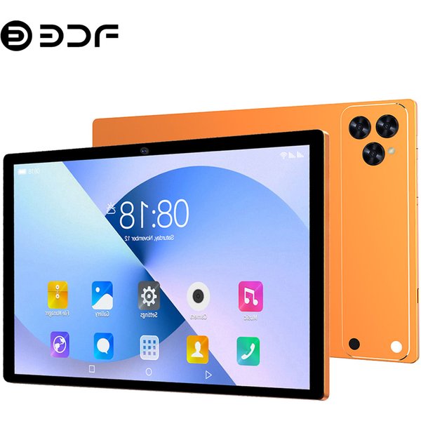 Tablettes téléphoniques BDF-i17 10,1 pouces Octa Core 6 Go de RAM 128 Go de ROM Double carte SIM Appels WiFi Bluetooth Google Play Tablette PC Android 13