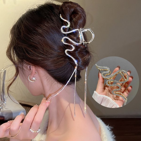 Pince à cheveux longue en métal vintage pour femmes, pince à cheveux, biscuits complets, barrettes coréennes, épingle à cheveux, accessoires pour cheveux