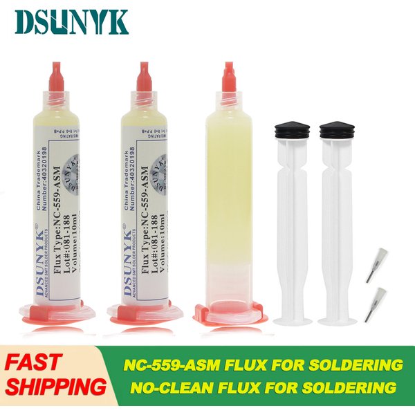 Oryginalny NC-559-ASM 10cc Flux No Clean Flux do lutowania SMD BGA Reballing Lutowanie Spawanie Flux Pasta Lutownicza