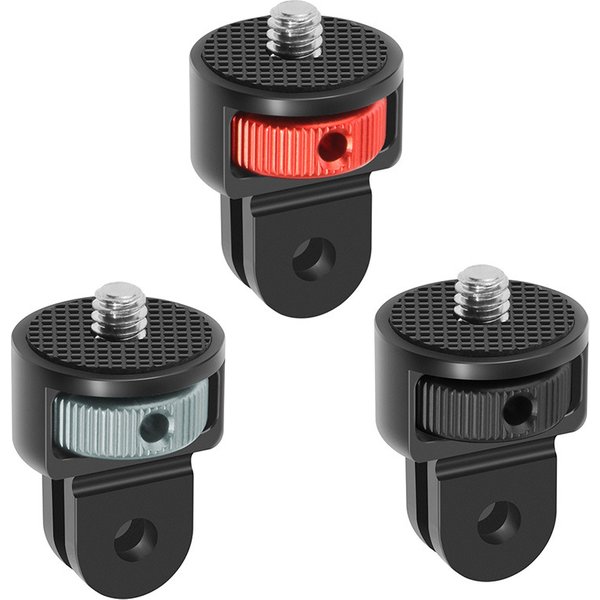 1/4" Screw Converter Tripod Adapter for Gopro 13 12 11 10 9 8 Insta360 X6 X5 DJI Action 4 5 Pro Camera Monopod Mount Accessories