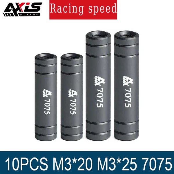 10PCS M3 * 20 M3 * 25 7075 Aluminium Legierung Post Spalte Standoff/Spacer für FPV Racing Drone teil