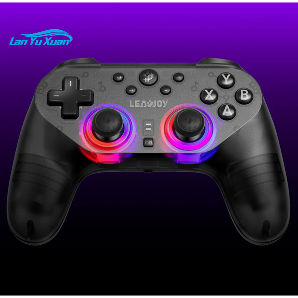 Manette de jeu sans fil Leadjoy Saber Plus JS13 Pro TMR Joystick 1000Hz pour PC, Switch, Windows, Android, IOS, FPS