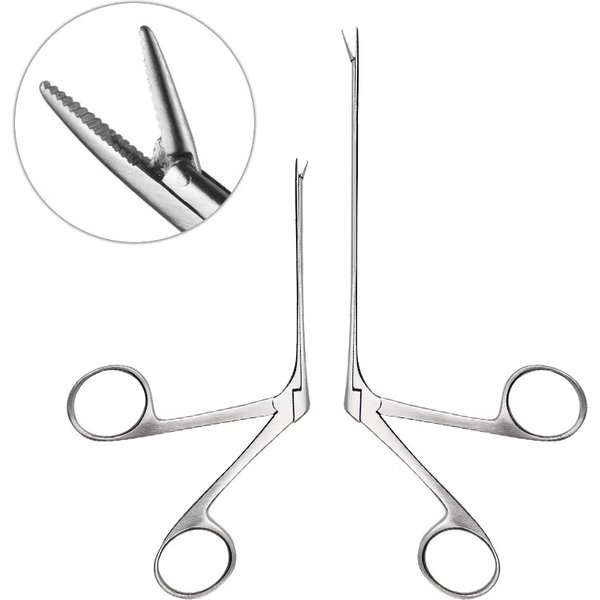 Ohrenschmalz Pick Zange Ohrenschmalz Entferner Micro Alligator Krokodil Zange Earpick Nase Operationsreiniger Clip Pinzette Werkzeug