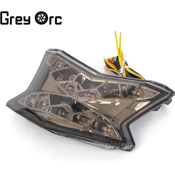 Feu arrière LED pour Kawasaki Z900 Z650 Ninja 650 2017 – 2023 2018 2019, clignotant de frein intégré, feu arrière