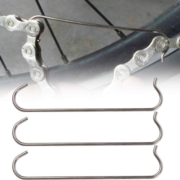 Crochet de chaîne de vélo, outil de réparation de vélo, aide au connexion en acier inoxydable, réparation de vélo, entretien, accessoires de vélo