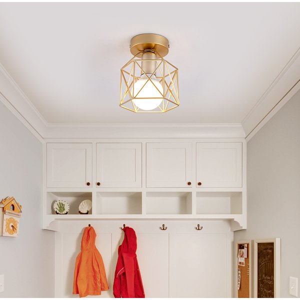 Nordic Minimalism Gold Shade home decoration ceiling lights Metal Household Accessories ceiling Lmap lamp