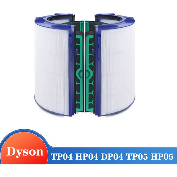 Filtre HEPA au charbon de remplacement pour purificateur Dyson TP04 HP04 DP04 TP05 HP05 Pure Cool, système de filtration scellé à deux étages et à 360 degrés