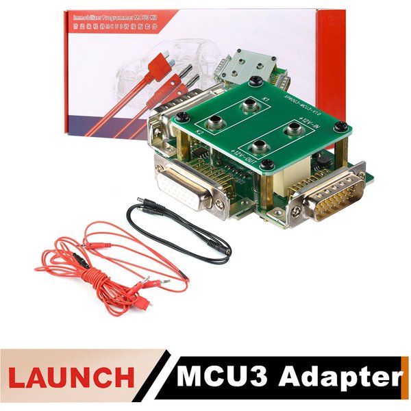LAUNCH X431 Wegfahrsperren-Programmierer MCU3 Kit Diebstahlschutz-Adapterplatine Kompatibel mit X-431 IMMO ELITE X-PROG 3
