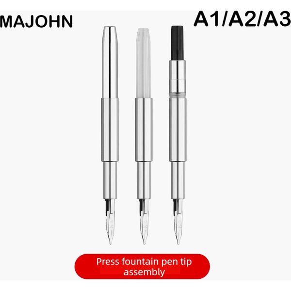 MAJOHN – plume de rechange pour stylo plume, pointe EF 0.4mm, pour stylos plume A3 A2 A1, fournitures scolaires, papeterie, 10/1 pièces