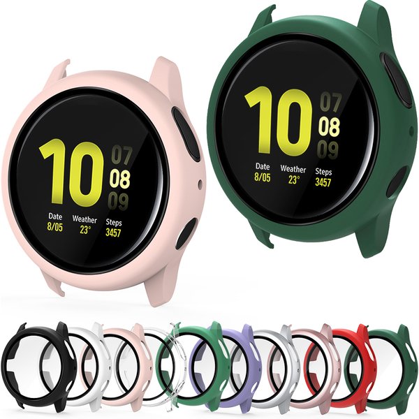Gehäuse für Samsung Galaxy Watch Active 2 44mm 40mm PC Voll stoßstange Displays chutz folie für Galaxy Watch 4/5 40mm 44mm Schutzhülle
