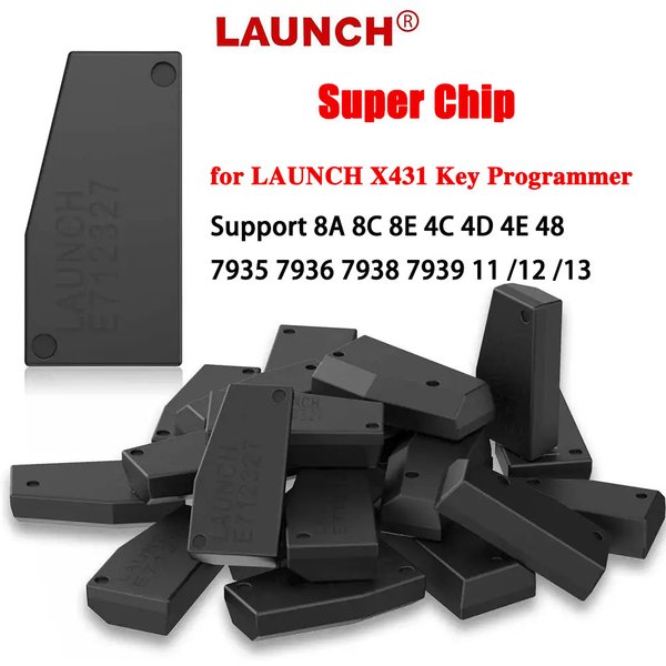 LAUNCH Super Chip Kompatibel mit X431 Schlüsselprogrammierer Fernbedienungshersteller Unterstützt 8A 8C 8E 4C 4D 4E 48 7935 7936 7938 7939 11/12/13