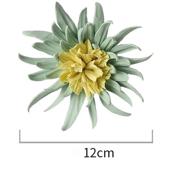 Ceramic Flower Wall Decoration Porcelain Adornment Decorated Background Wall Adorned Butterfly Begonia Pendant Ornamental Trim