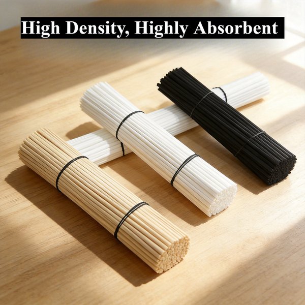 50/100/500 Stück Aromatherapie-Diffusorstäbchen für Zuhause und Hotel: Hochdichte, stark absorbierende Diffusorstäbchen für ätherische Öle