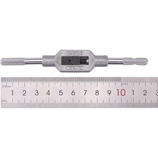 M1-8 1/16" bis 1/4" verstellbarer Windeisen für Gewindegriff, Stahlhandhalter, Ping-Reibahlen-Werkzeuge