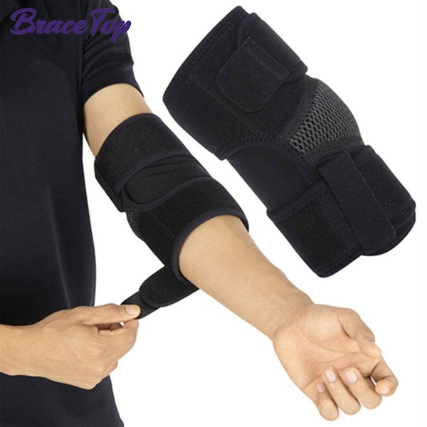 Manchon de Compression de sport en néoprène, 1 pièce, attelle de coude pour tendinite, bursite, bras gauche droit, Support pour épicondylite, golfeurs